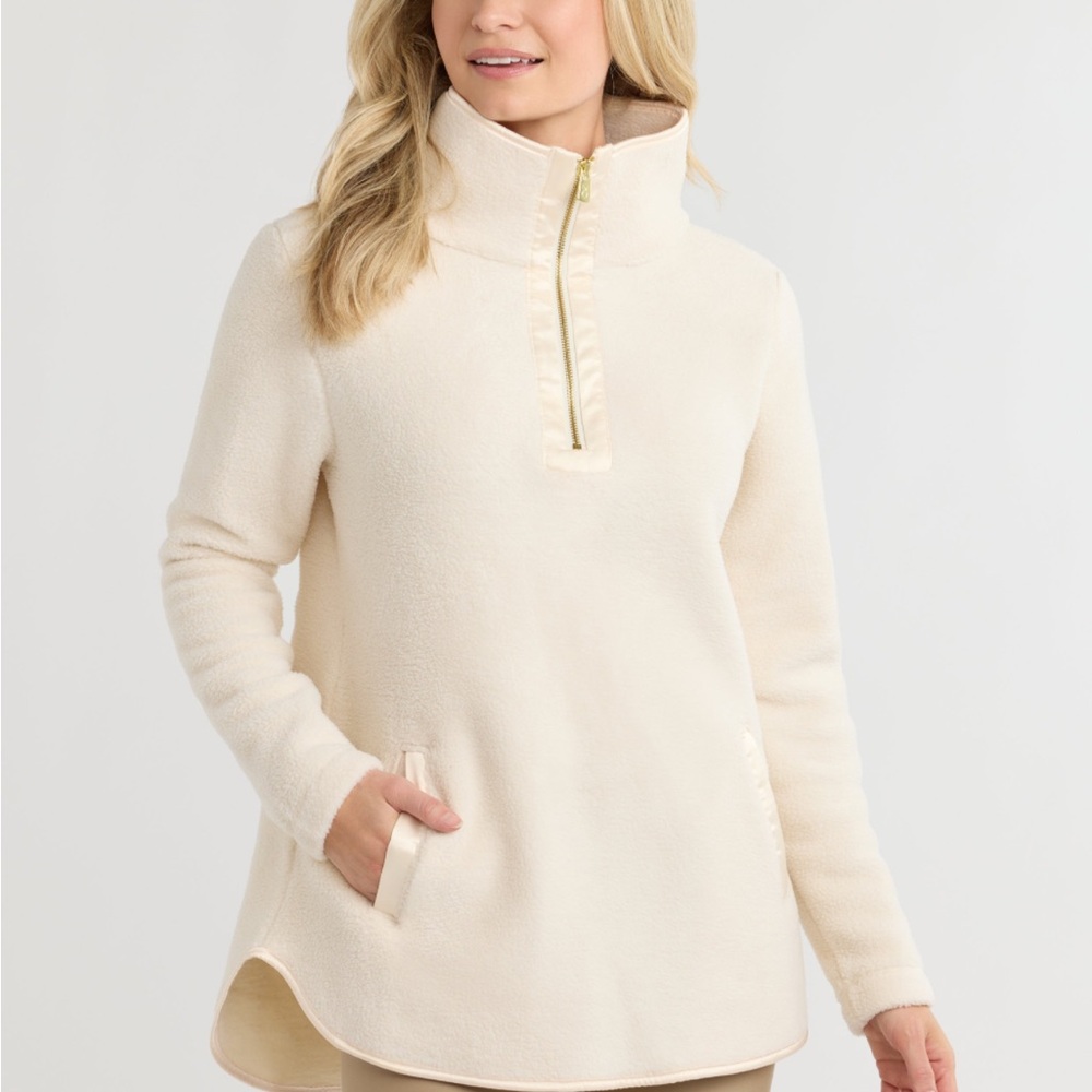 Dudley Stephens Cream Turtleneck Sweater, Laurel Pullover